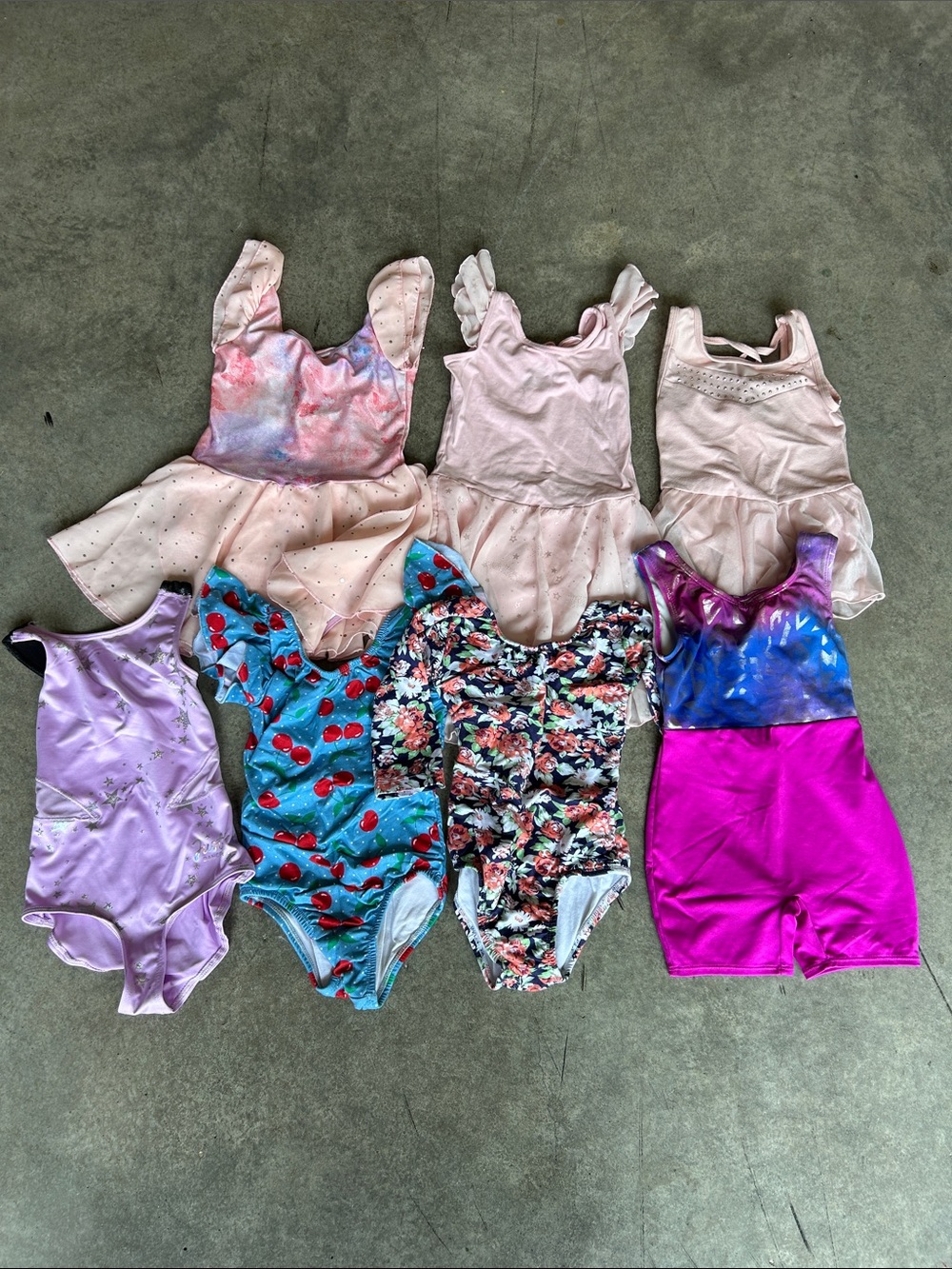 Girls 4/5T One-Piece Leotard Bundle